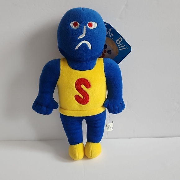 Mr. Bill Sluggo Blue and Yellow Shirt Plush Doll Stuffed Sugar Loaf SNL Saturday - Picture 1 of 10